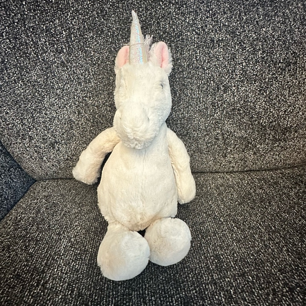 Jellycat Bashful Unicorn Medium Plush
Stuffed Animal Shiny Horn 12" Inch